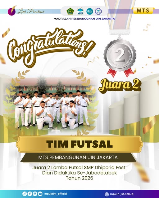 Juara 2 Lomba Futsal SMP Dhiporia Fest